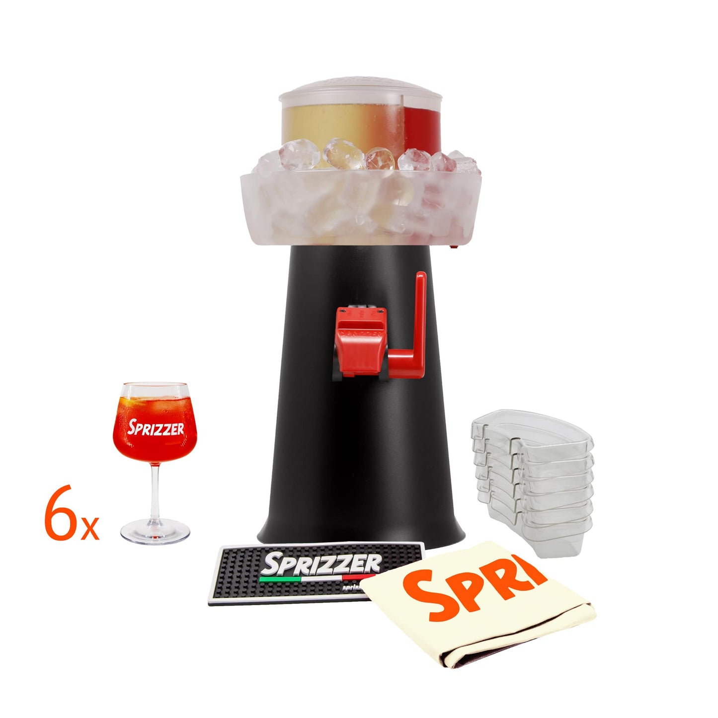 Complete set: Sprizzer + Accessories