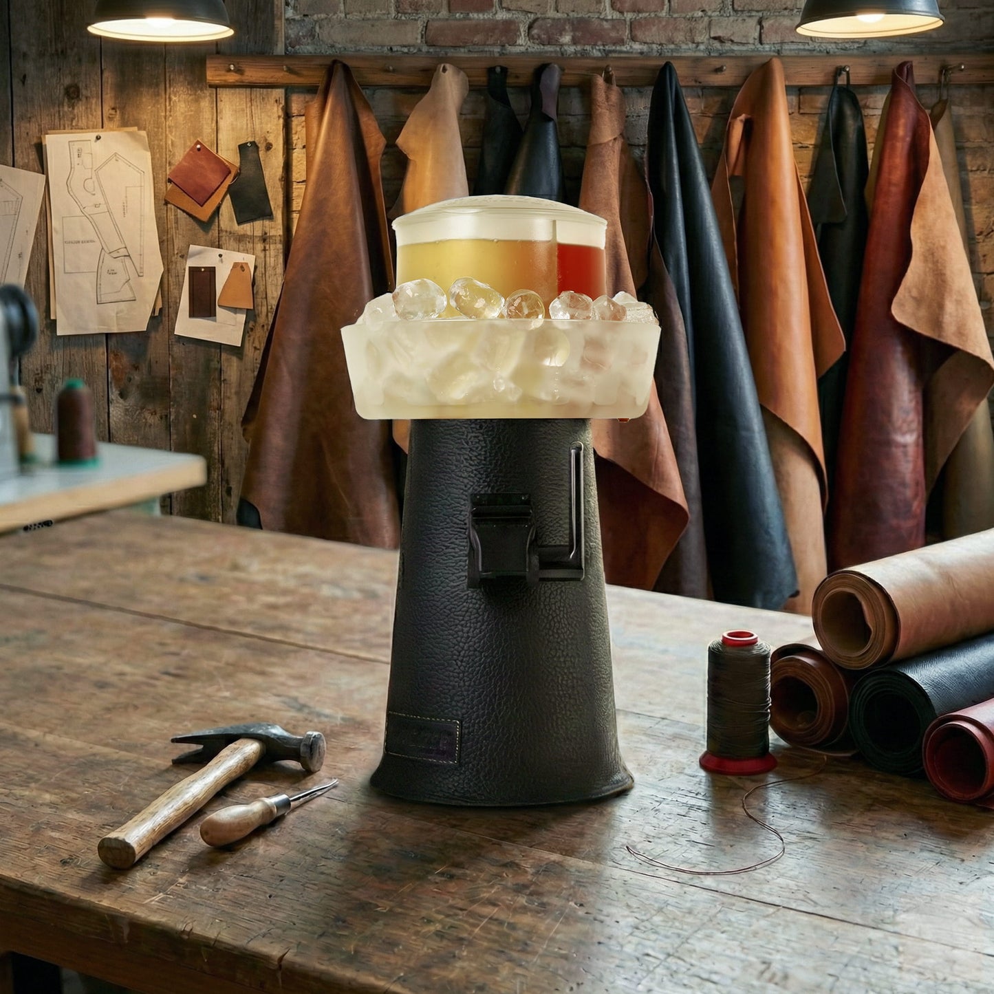 Sprizzer in Vera Pelle nera