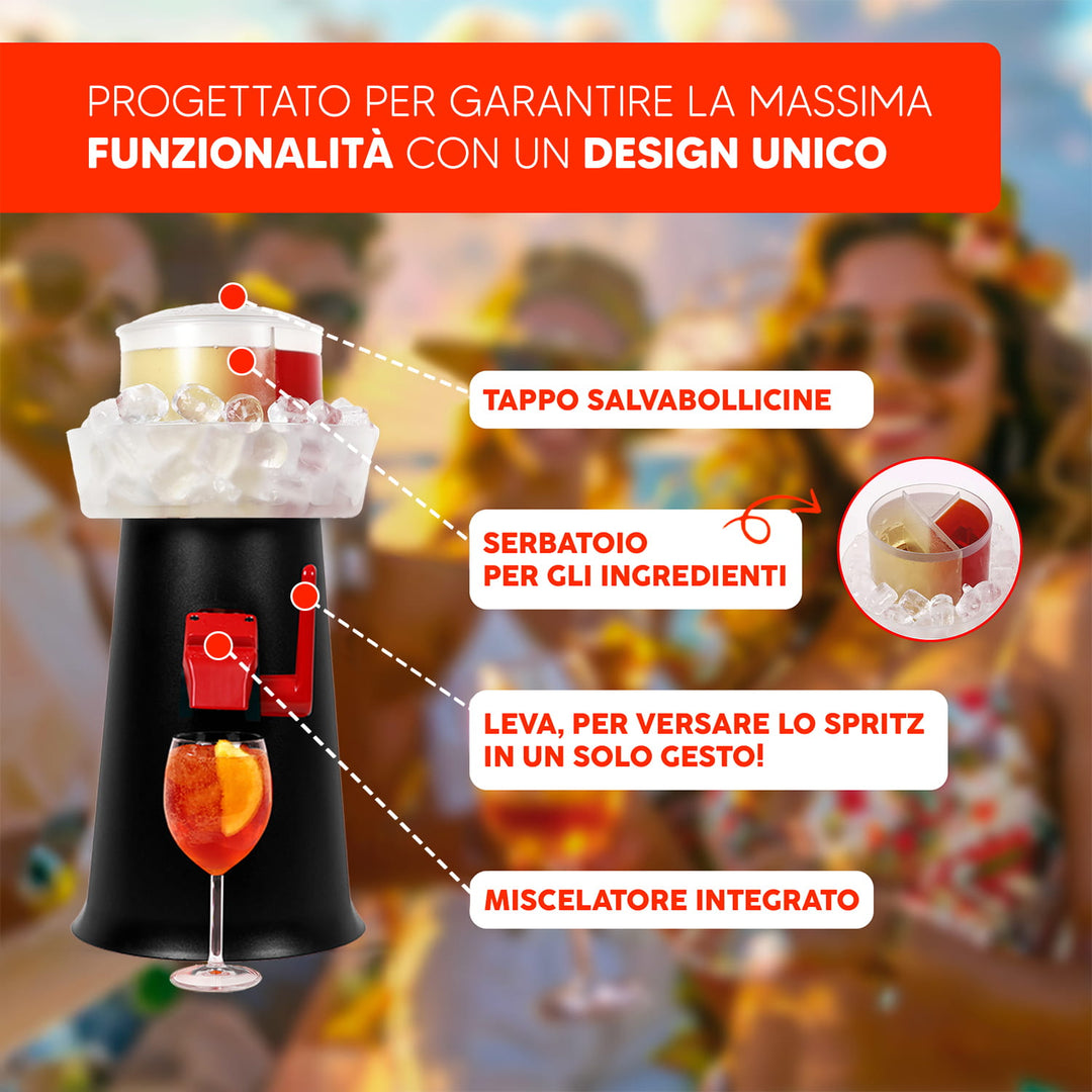 Sprizzer : la machine pour réaliser le Aperol Spritz parfait en ...