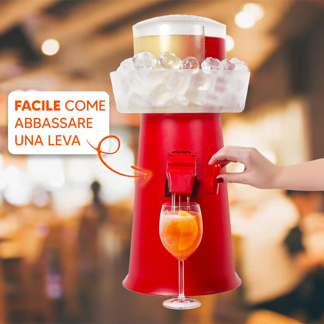 Sprizzer Spritz-Spender – Selbstbedienung Für Aperol, Prosecco & Sprudel – 3 L Fassungsvermögen, Ohne Strom